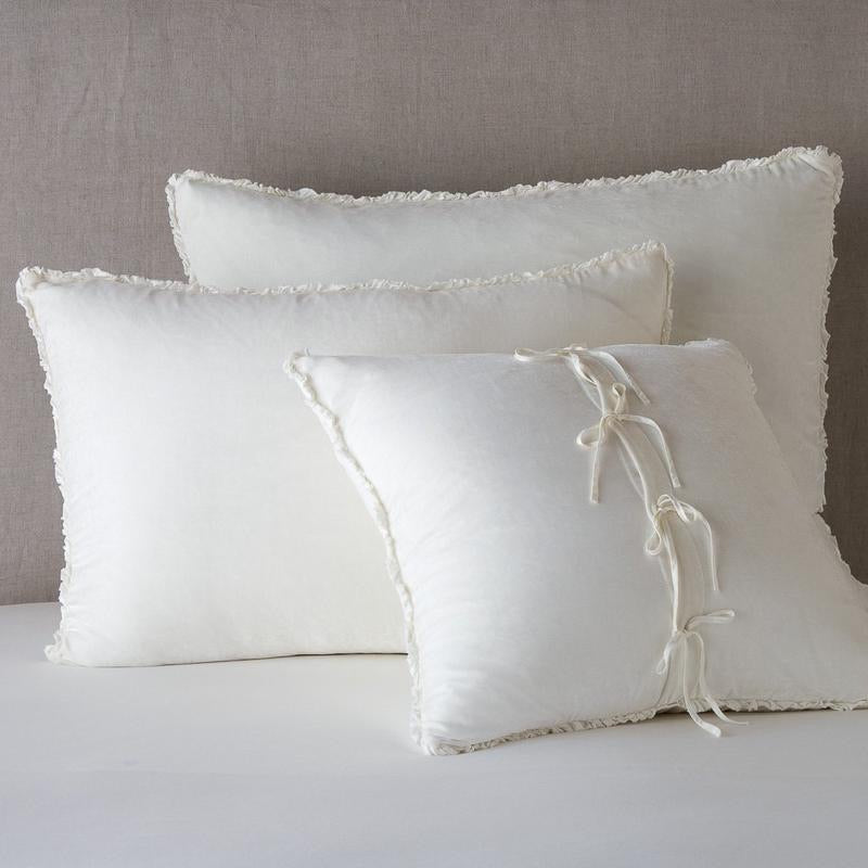 Carmen Deluxe Sham/White