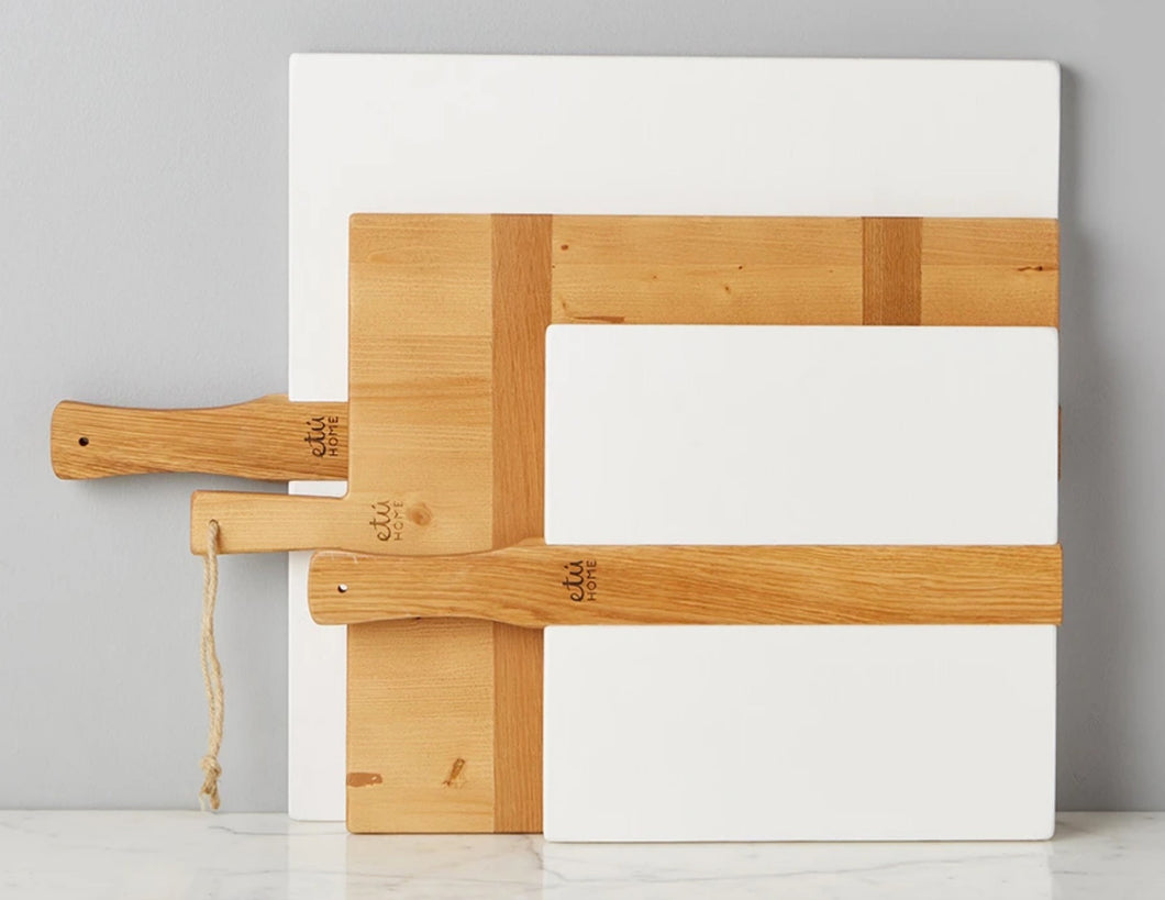 White Square Italian Pizza Board-SM