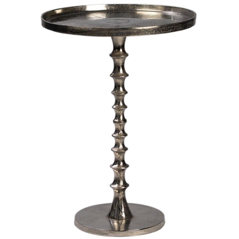 Bradford Nickel Side Table