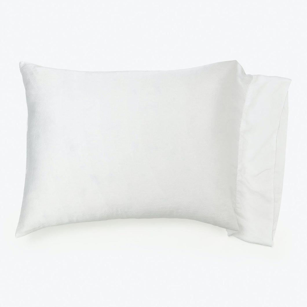 Madera Luxe Standard Pillowcase-White