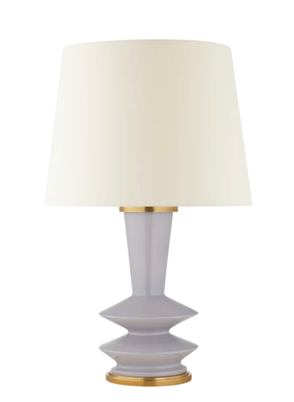 Whittaker Medium Table in Lilac w/ Linen Shade