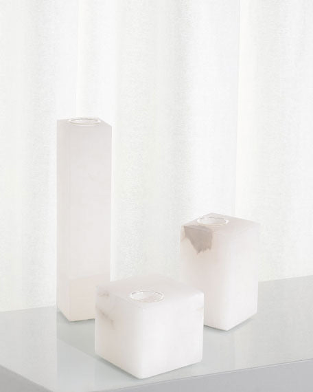Cubist Alabaster Vase