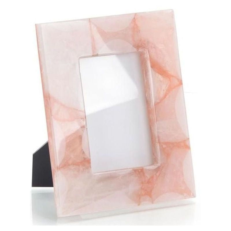 Pink Translucent Agate Photo Frame 4x6