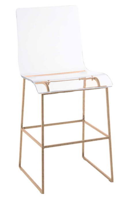 King 24.75″ Counter Stool – Gold