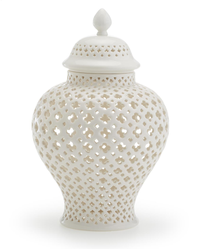 Carthage Pierced Covered Lantern