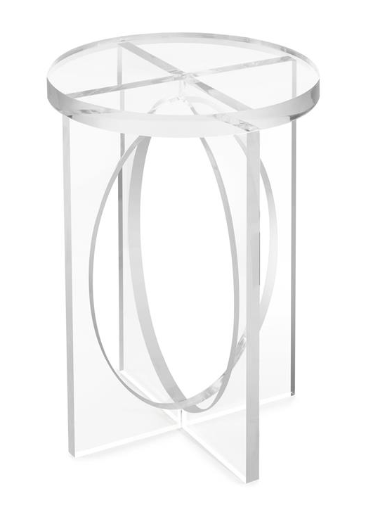 Acrylic Martini Side Table 21.25