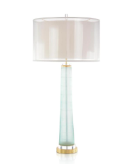 Pale Aqua and Gold Table Lamp, 39