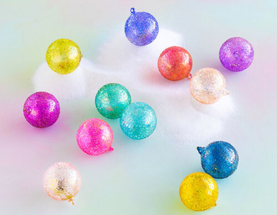 Rainbow Sparkle Ball Ornament 4