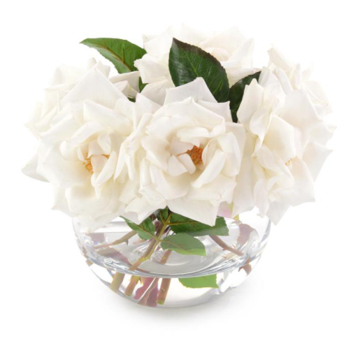 Faux Garden Rose Arrangement