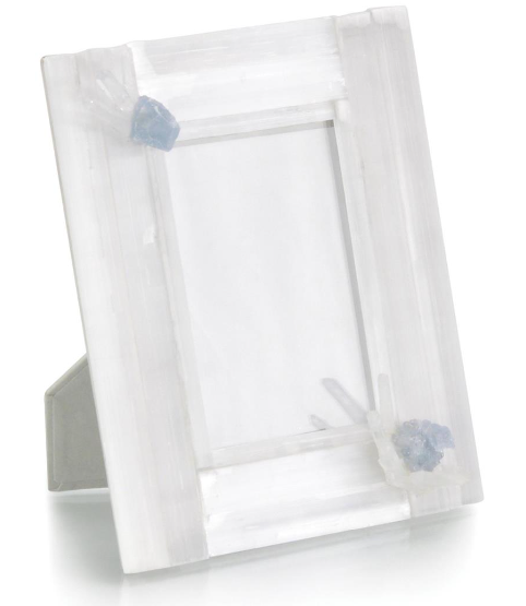 Selenite and Celestite Frame 9.5