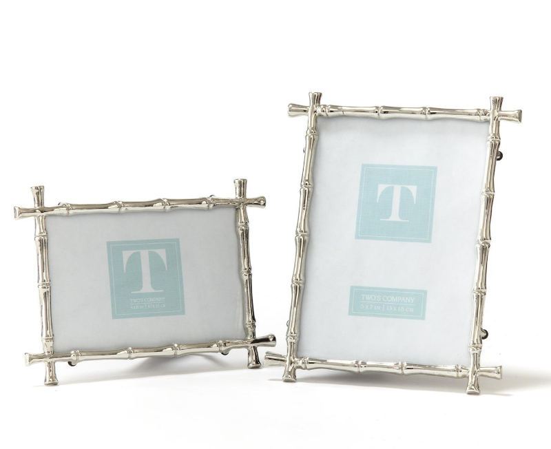 Silver Bamboo Photo Frame