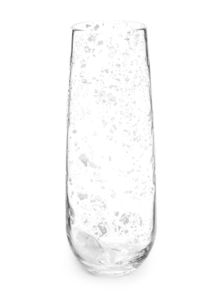 Silver Flaked Stemless Flute