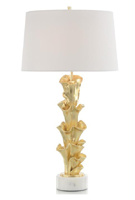 Gold Leaf Table Lamp