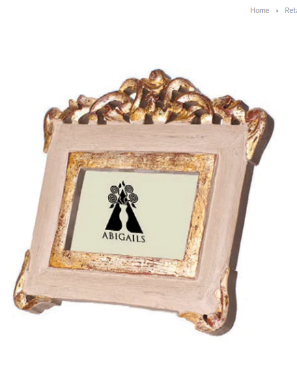 Vendome Frame- Gray/ Gold Finish 6