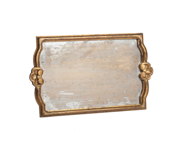 Vendome Tray w/ Antique Mirror- Large