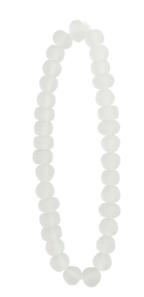 black Glass Beads