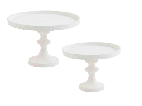 White Metal Pedestal
