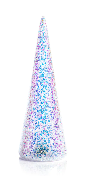 LED White Sequin Tree- 10.25