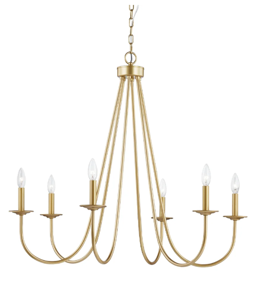 Wickham Chandelier 35*30 CHAIN: 6' WIRE: 10'