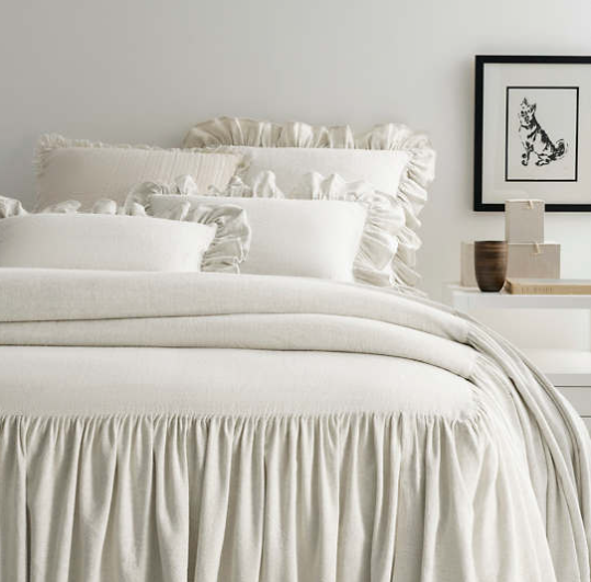 Wilton Natural Cotton Bedspread - King
