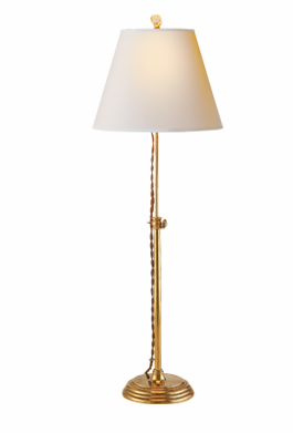 Wyatt Accent Lamp in Hand Rubbed Antique Brass