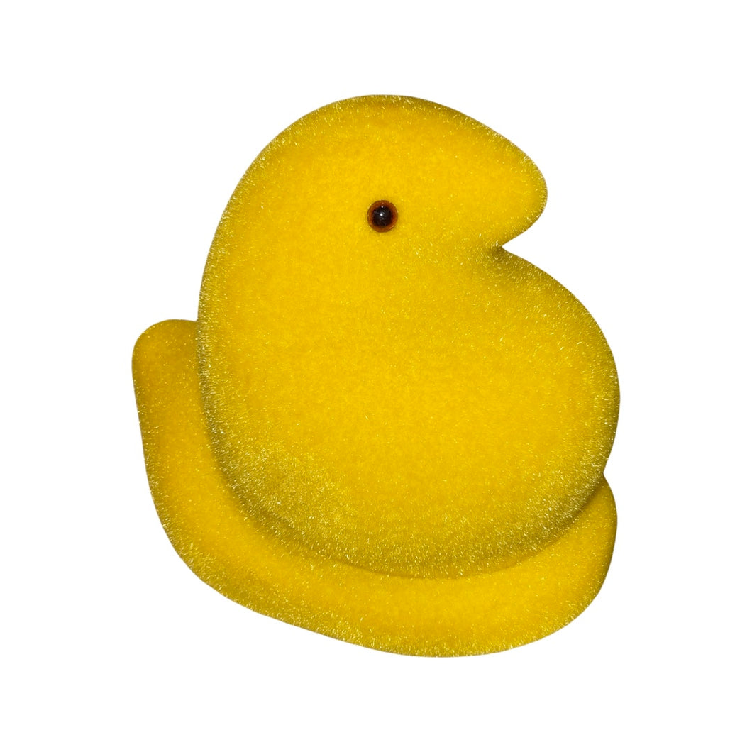 Yellow Flocked Peep 12